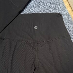 Lululemon Ribbed Align Black High-Waisted Leggings